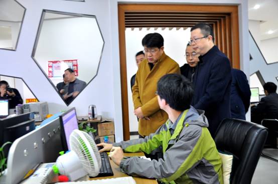 江西省科技厅副厅长赵金城一行 莅临科睿特考察指导